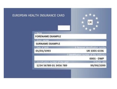 European-Health-Insuarance-Card